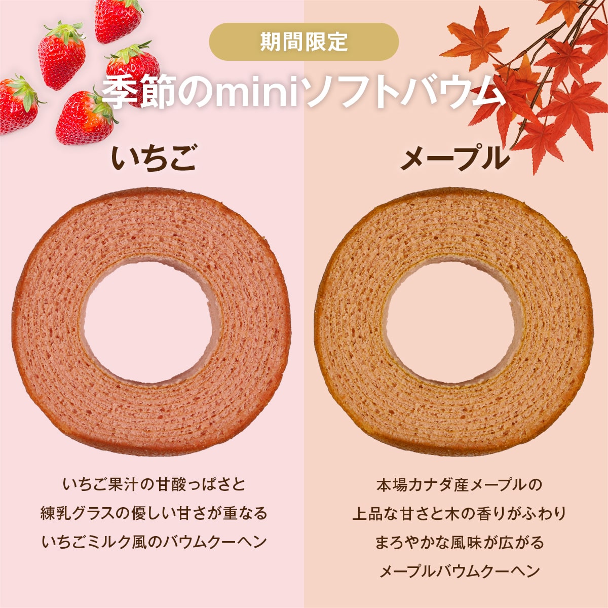 季節のminiソフトバウム