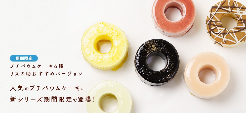 プチバウムケーキ6個入り リスの助おすすめバージョン